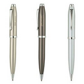 Satin Finished Ballpoint Pen w/ Chrome Etched Clip